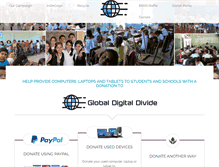 Tablet Screenshot of globaldigitaldivide.org